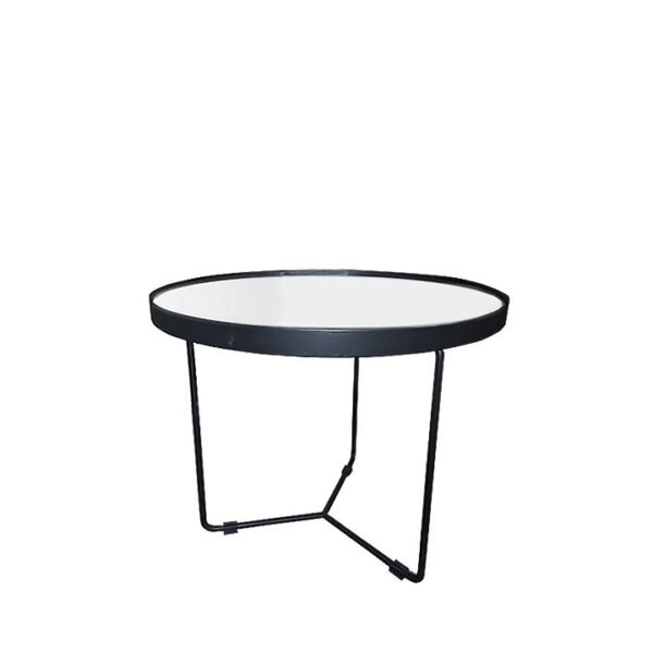 Cromwell Mirror Coffee Table Silver Glass