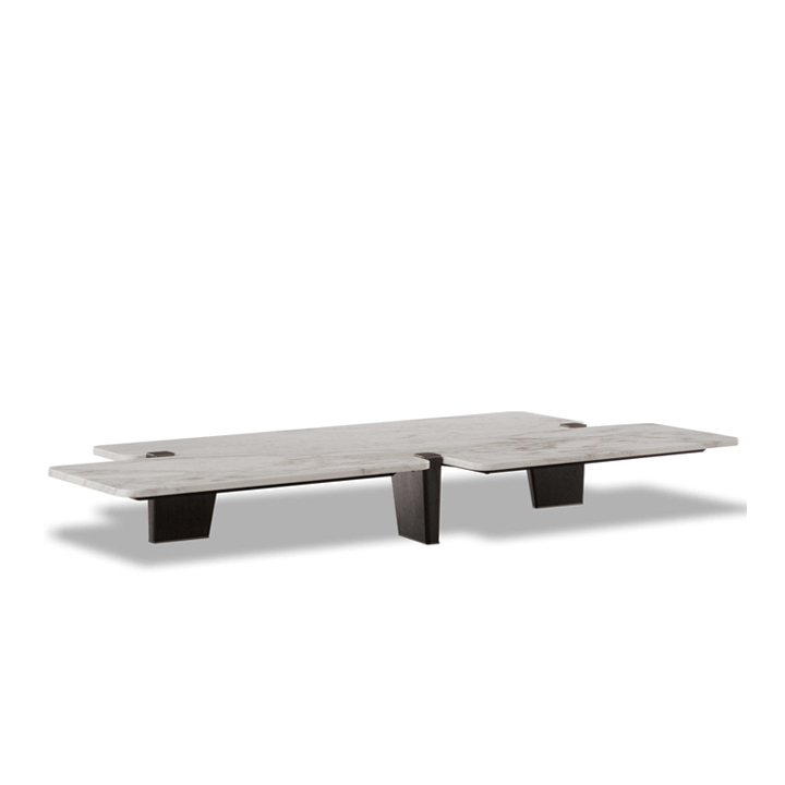 CROSBY-COFFEE-TABLE-A4DJ547.jpg Crosby Coffee Table White Marble - Image 1