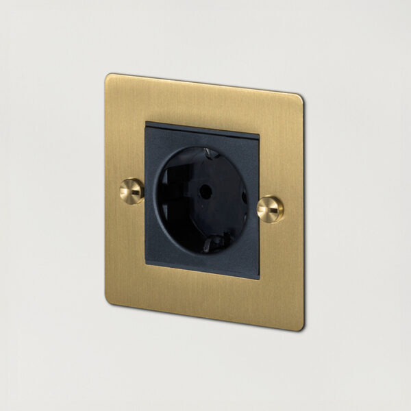 1G Euro Socket / Brass