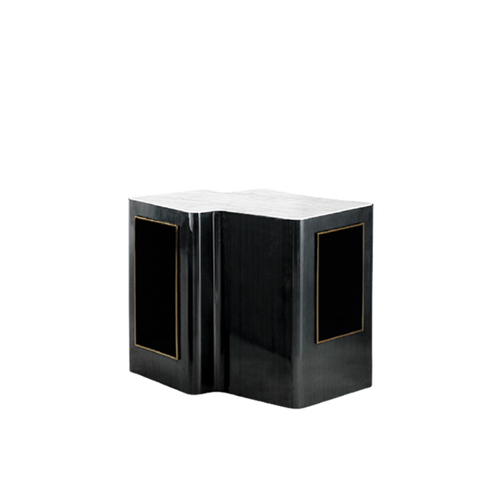 DWORKIN-SIDE-TABLE-A4ST677.jpg Dworkin Side Table White Carrara Marble - Image 1