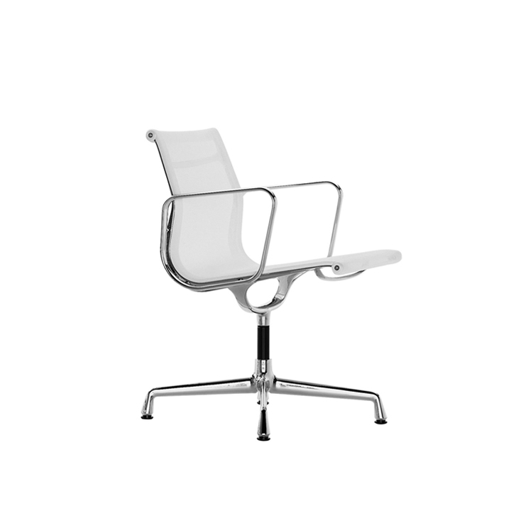 EAMES-ALUMINUM-MANAGEMENT-MESH-OFFICE-CHAIR-A5B005SF.jpg Eames Aluminum Management Mesh Chair – White (No Castor) - Image 1