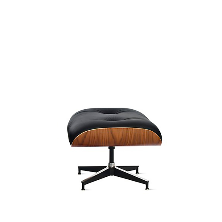 EAMES-OTTOMAN-A14CH2041D.jpg Eames Ottoman (A14) Black Leather - Image 1