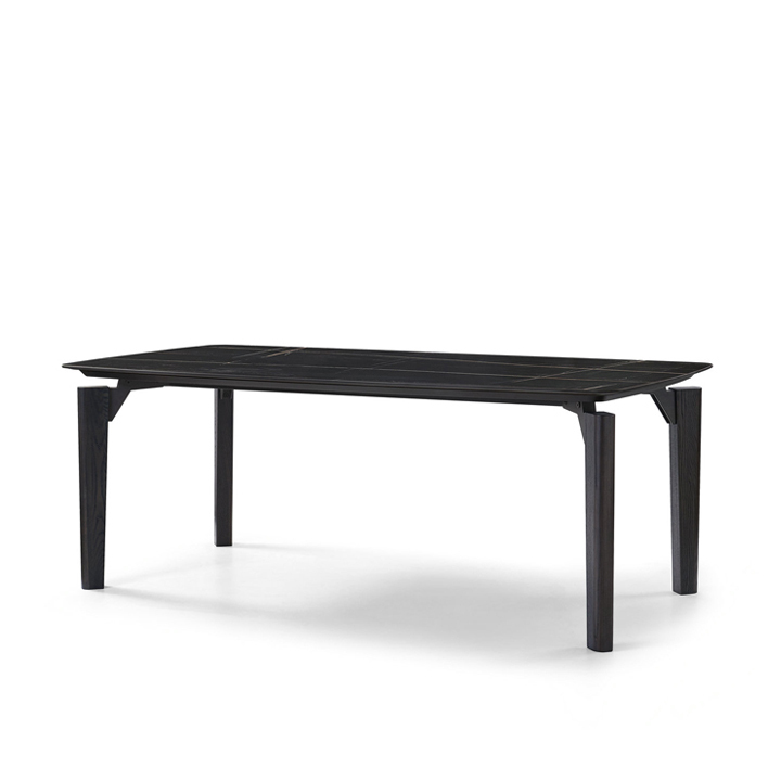 ELDEN-DINING-TABLE-A62001-1.6.jpg Elden Dining Table - 2.0 Sintered Stone Ash Wood - Image 1