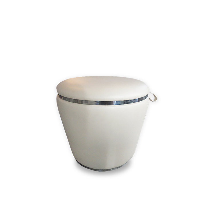 ETHEL-STOOL-A4BC682.jpg Ethel Stool Nappa Polyurethane - Image 1