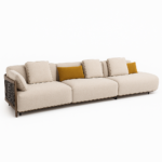 Eloura Sofa Cream Fabric