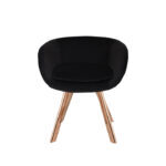 Fonce Dining Chair Black Cashmere