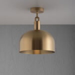 Forked Ceiling / Shade / Large / Brass
