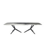 Graham Dining Table - Large Grey Marble