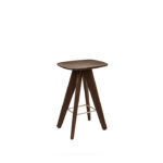 Grove Bar Stool Dark Walnut Wood