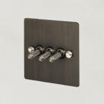 3G Toggle Switch / Smoked bronze / Steel
