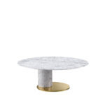 Holmes Coffee Table White Carrara Marble