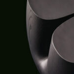 Hanko Coffee Table Black Ash Wood - Image 4