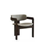 Hinari Dining Chair Grey Leather