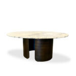 Ilmadia Dining Table Stainless White