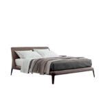 Inverness BedFrame (2.0) Grey Half Leather