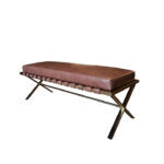 June Bench Dark Brown Polyurethane