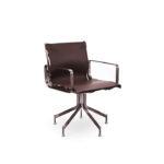 Karen Office Chair Brown Recycle Leather