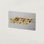3G Dimmer / Steel / Brass
