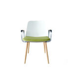 LOLA 03 OFFICE CHAIR – WHITE & GREEN