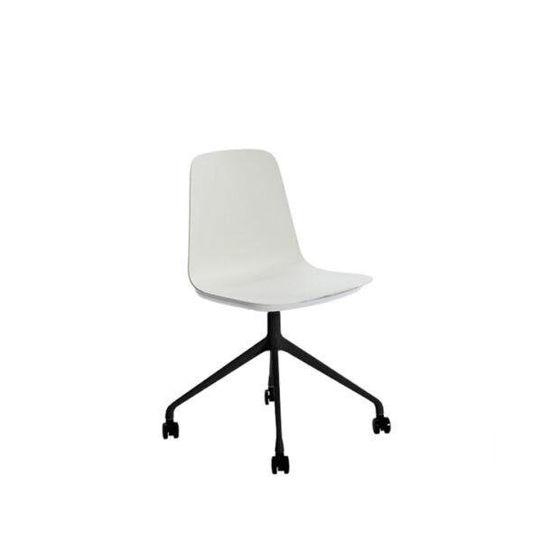 LOLA-04NA Office Chair Strengthening Plastic White