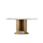 Merian Console Table White Marmer