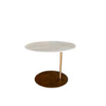 Morrison Side Table White Marble