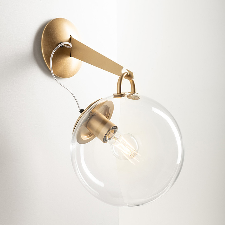 Miconos-Wall-Lamp-Satin-brass-4.jpg Miconos Wall Lamp - Image 1