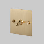 1G Toggle Switch / Brass