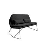 Nakka Double Chair Black Velvet