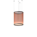 Neura Drum Pendant Lamp - Black+Red