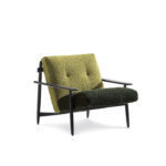 Nivala Lounge Chair Green Fabric