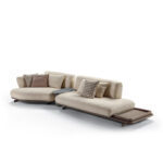 Noyra Sofa Cream Fabric