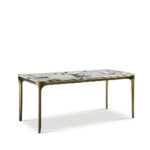 Pantheon Dining Table Stainless Marble