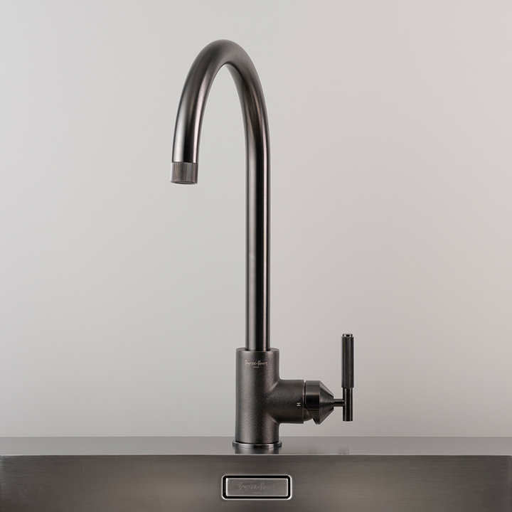 PF9ZACI.jpg Kitchen Taps / Mixer Taps / Linear / Gun Metal - Image 1