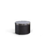 Pileta Side Table Stainless Black