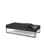 Prisco Coffee Table Veneer Black