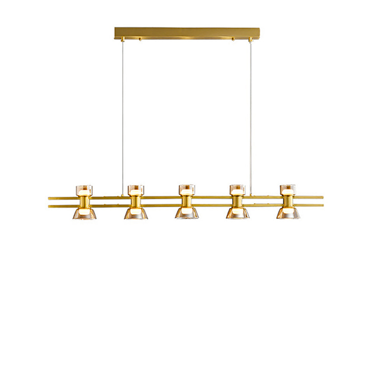 PhC82QP.jpg Parvus Line Gold Pendant Lamp - Image 1