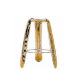 Platz Bar Stool - Champange Gold