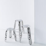 Platz Stool - Silver - Image 2
