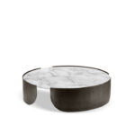 Sirakusa Coffee Table White Stainless Steel
