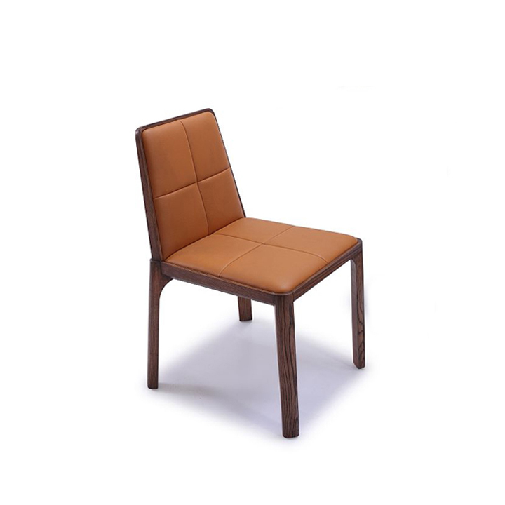 SPRINGBOK-DINING-CHAIR-A16352FL.jpg Springbok Chair Brown Leather - Image 1