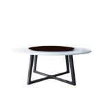 Stark Marble Round Table Large White