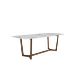 Stark Dining Table 1.4 White Marble