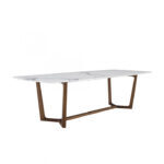 Stark Dining Table (2.4) White Marble