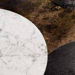 Sabi Round Coffee Table - Marble - Image 4