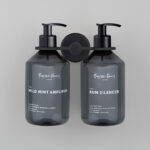 Soap Bottle Holder / Double / Cast / Welders Black - Image 2