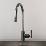 Kitchen Taps / Mixer With Pull Out Spray / Cross / Gun Metal - Image 3