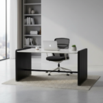 Tansho Desk Black Stainless Steel - Image 2