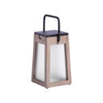 Tecka Lantern / Weathered Teak Frame