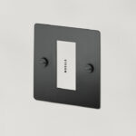 1G Euro Plate - 1 Mod / Black